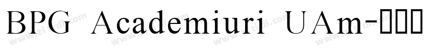 BPG Academiuri UAm字体转换